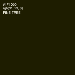 #1F1D00 - Pine Tree Color Image